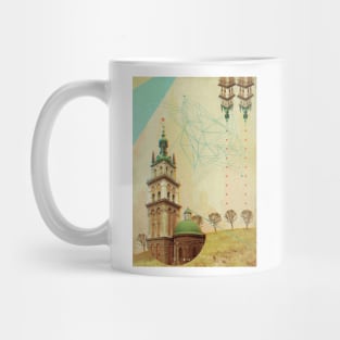 Collage Tower Mug